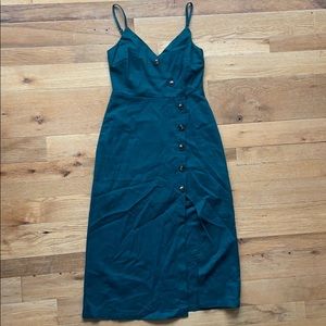Lush linen midi dress